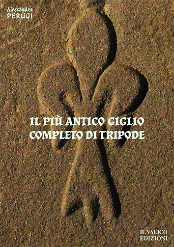 copertina con antichissimo Giglio Fiorentino completo di Tripode